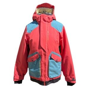 Obermeyer Gage Ski Jacket Size L (14/16) Teen Boys Insulated, Rawhide Red